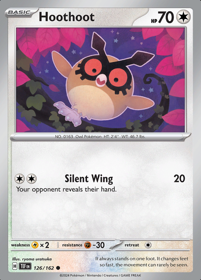 126/162 Hoothoot - Temporal Forces