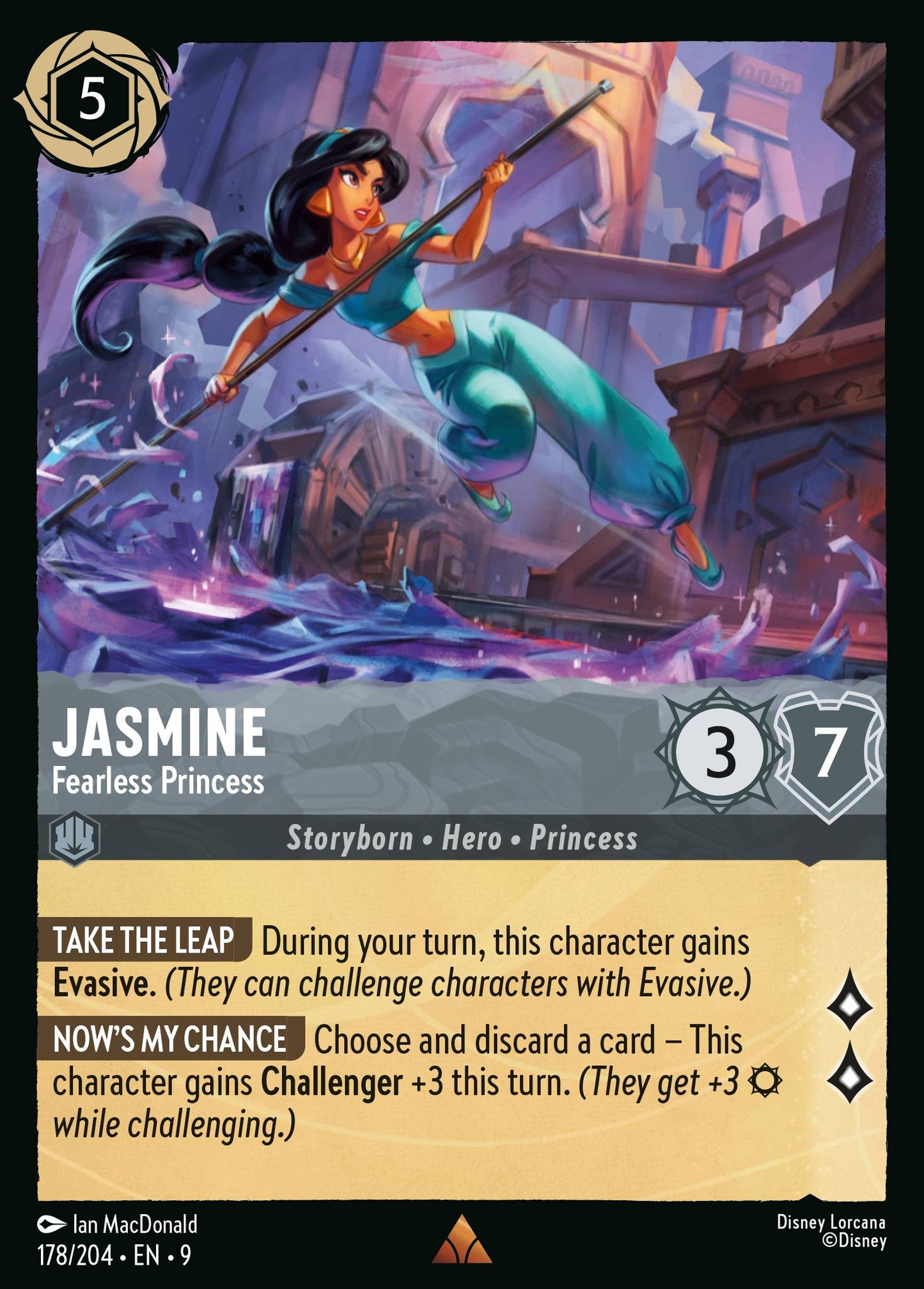 178/204 - Jasmine - Fearless Princess - Fabled