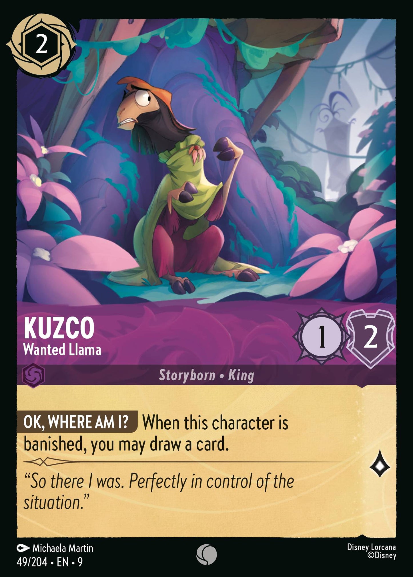 049/204 - Kuzco - Wanted Llama - Fabled