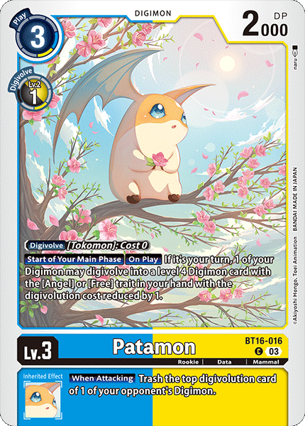 BT16-016C Patamon