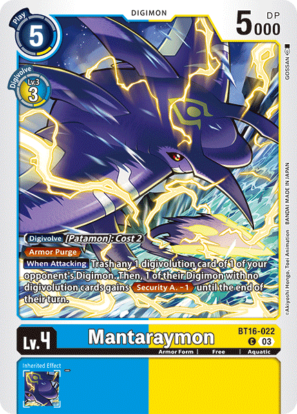 BT16-022C Mantaraymon