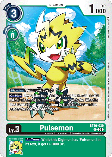 BT16-039C Pulsemon