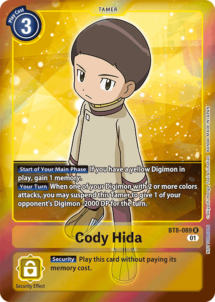 BT8-089R Cody Hida (Box Topper)