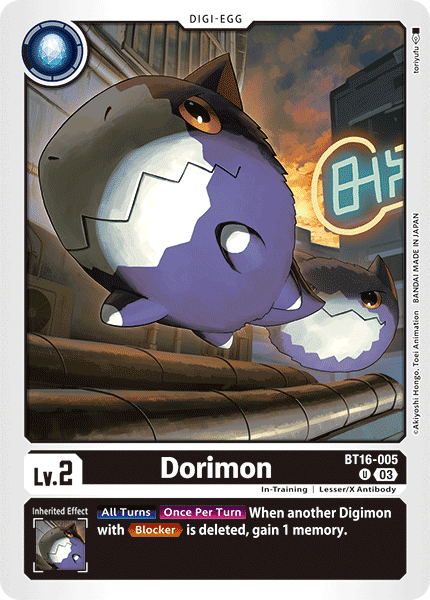 BT16-005UC Dorimon