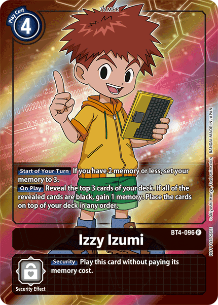 BT4-096R Izzy Izumi (Box Topper)