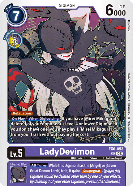 EX6-053UC LadyDevimon