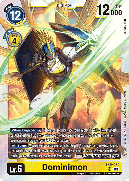 EX6-030SR Dominimon