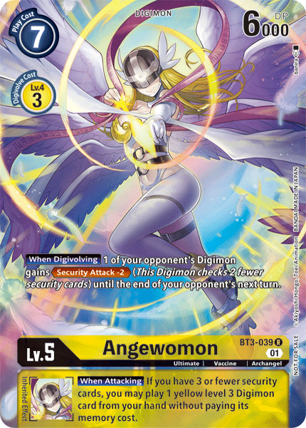 BT3-039R Angewomon (Alternate Art) [1-Year Anniversary]