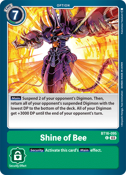 BT16-095C Shine of Bee