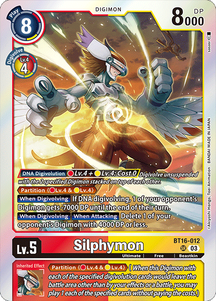 BT16-012SR Silphymon