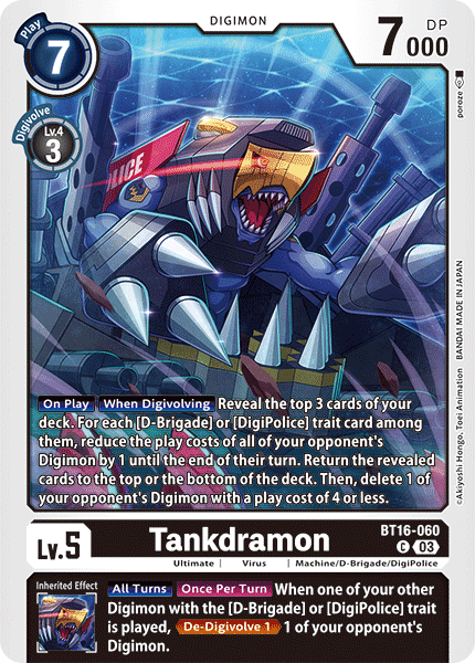 BT16-060C Tankdramon