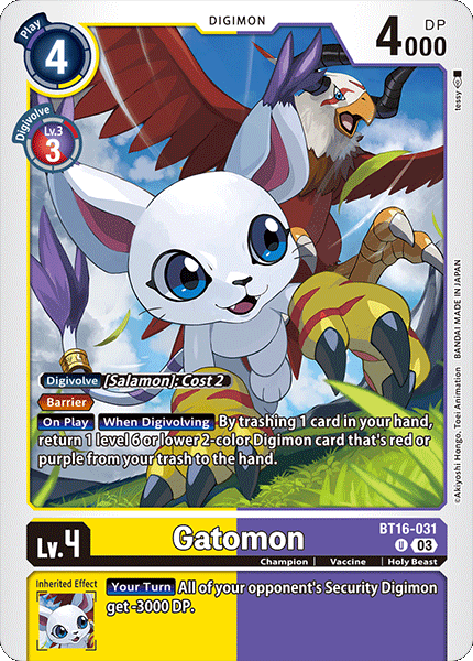 BT16-031UC Gatomon