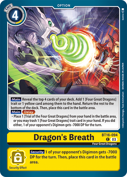 BT16-094C Dragon's Breath