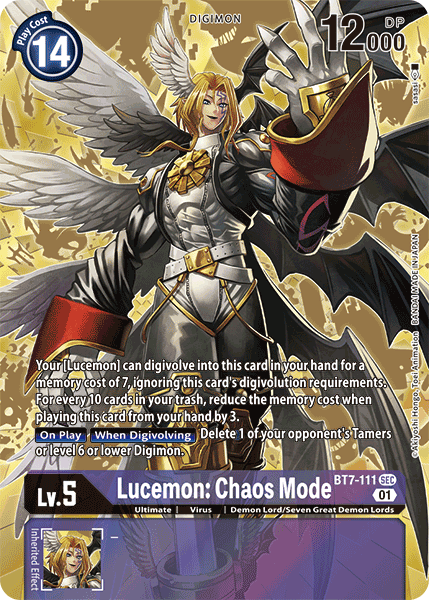 BT7-111SEC Lucemon: Chaos Mode (Alternate Art)