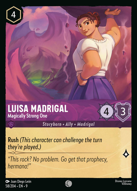 058/204 - Luisa Madrigal - Magically Strong One - Fabled