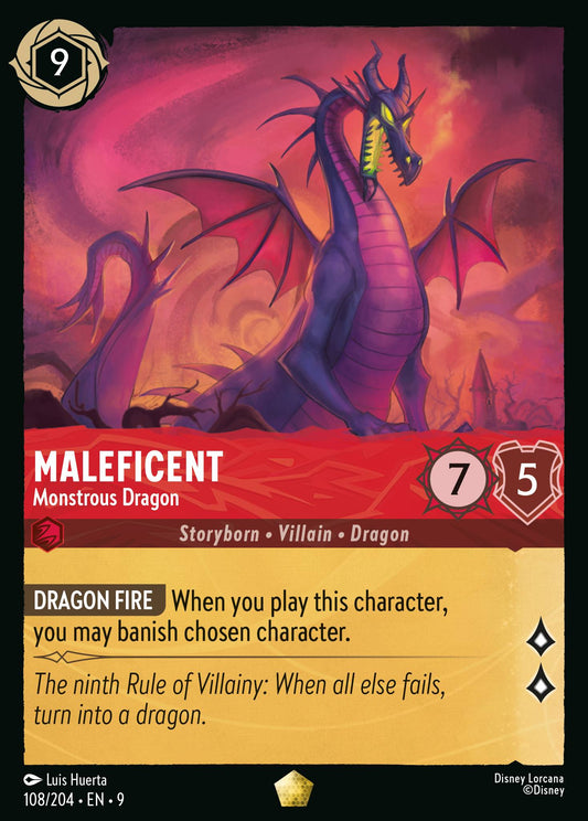 108/204 - Maleficent - Monstrous Dragon - Fabled