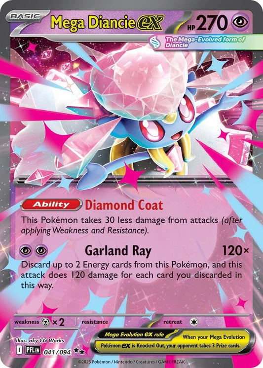 041/094 - Mega Diancie ex - Phantasmal Flames