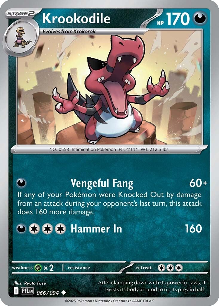 066/094 - Krookodile - Phantasmal Flames