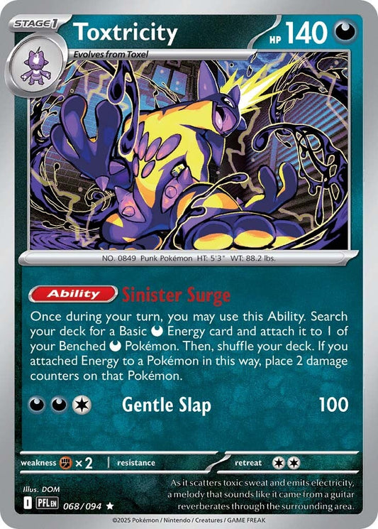 068/094 - Toxtricity Non Holo - Phantasmal Flames