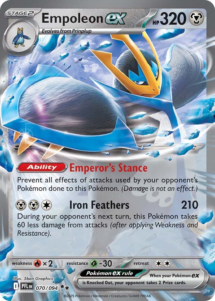 070/094 - Empoleon ex - Phantasmal Flames