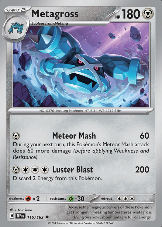 115/162 Metagross - Temporal Forces