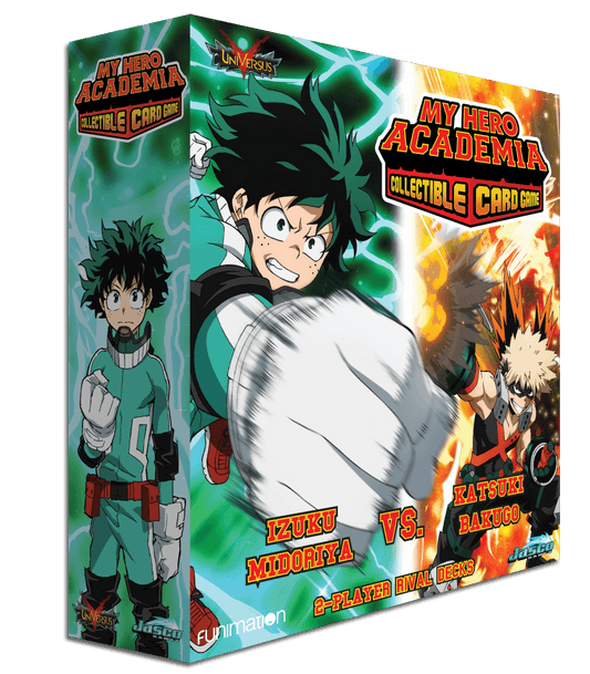 My Hero Academia Collectible Card Game - 2-Play Rival Decks - Izuku Midoriya vs Katsuki Bakugo