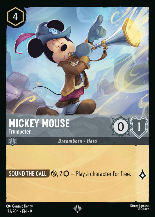 172/204 - Mickey Mouse - Trumpeter - Fabled
