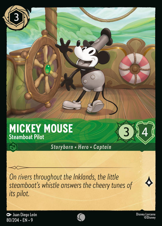 080/204 - Mickey Mouse - Steamboat Pilot - Fabled