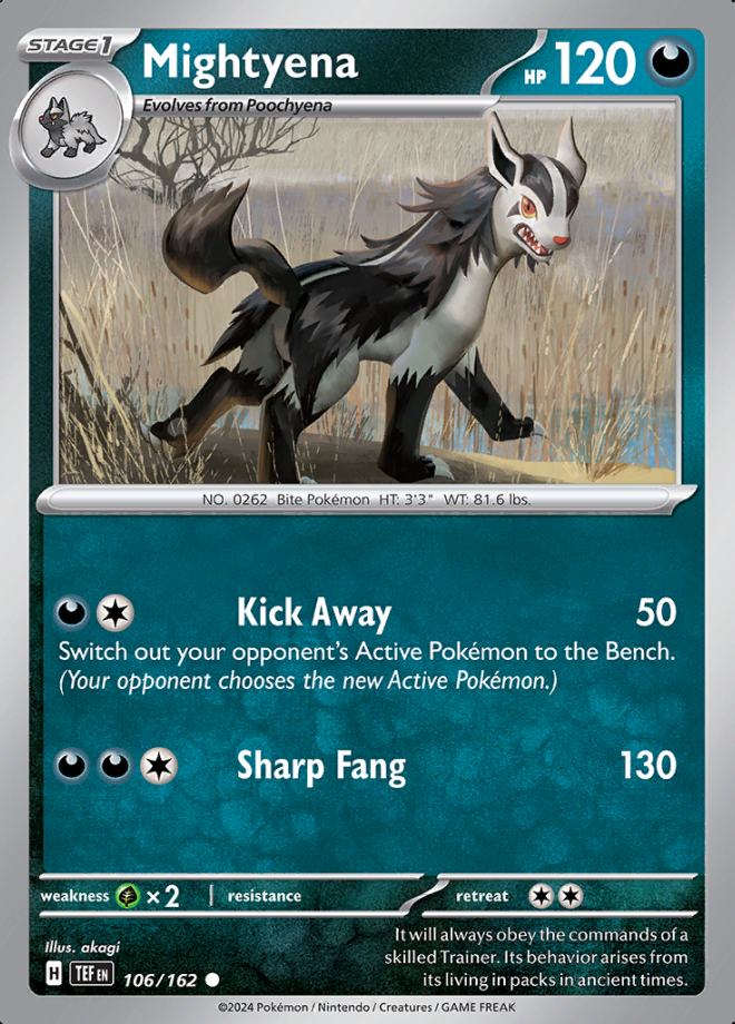 106/162 Mightyena - Temporal Forces