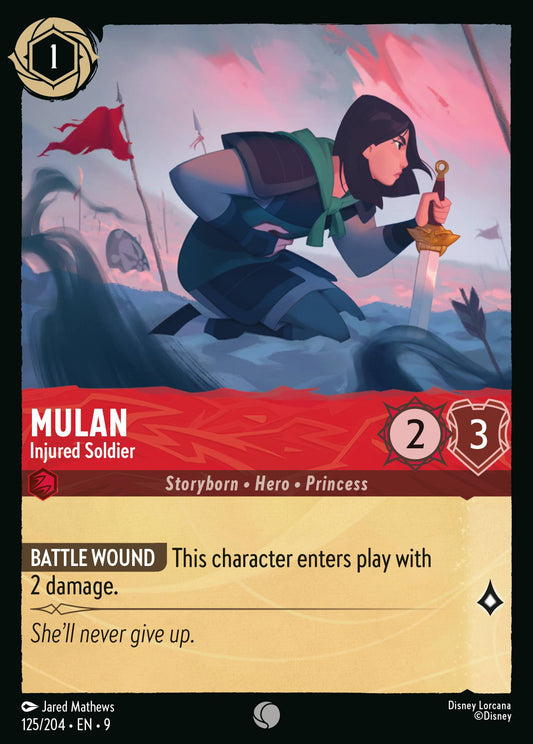 125/204 - Mulan - Injured Soldier - Fabled