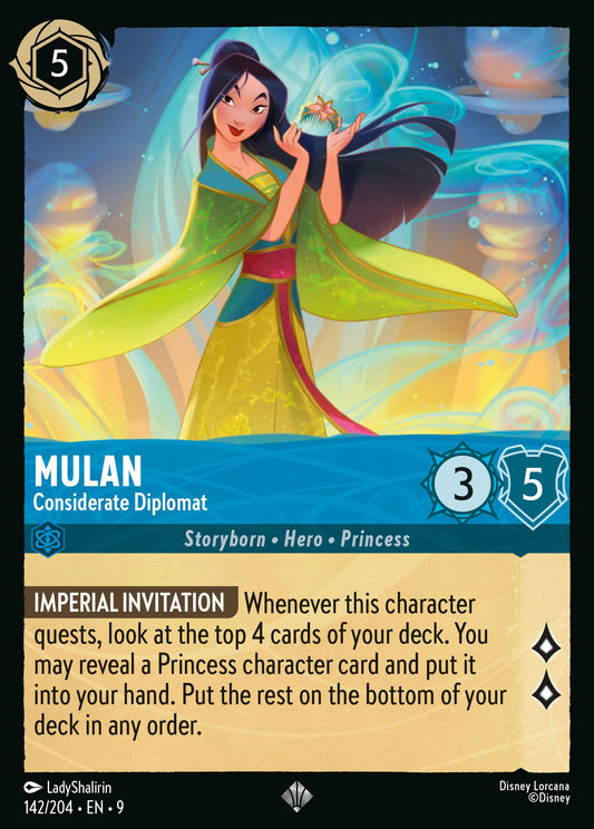 142/204 - Mulan - Considerate Diplomat - Fabled