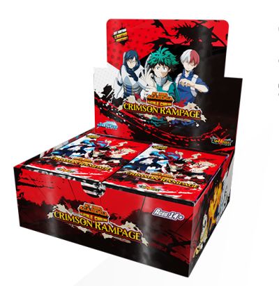 My Hero Academia Collectible Card Game -  Wave 2 Crimson Rampage Booster Box