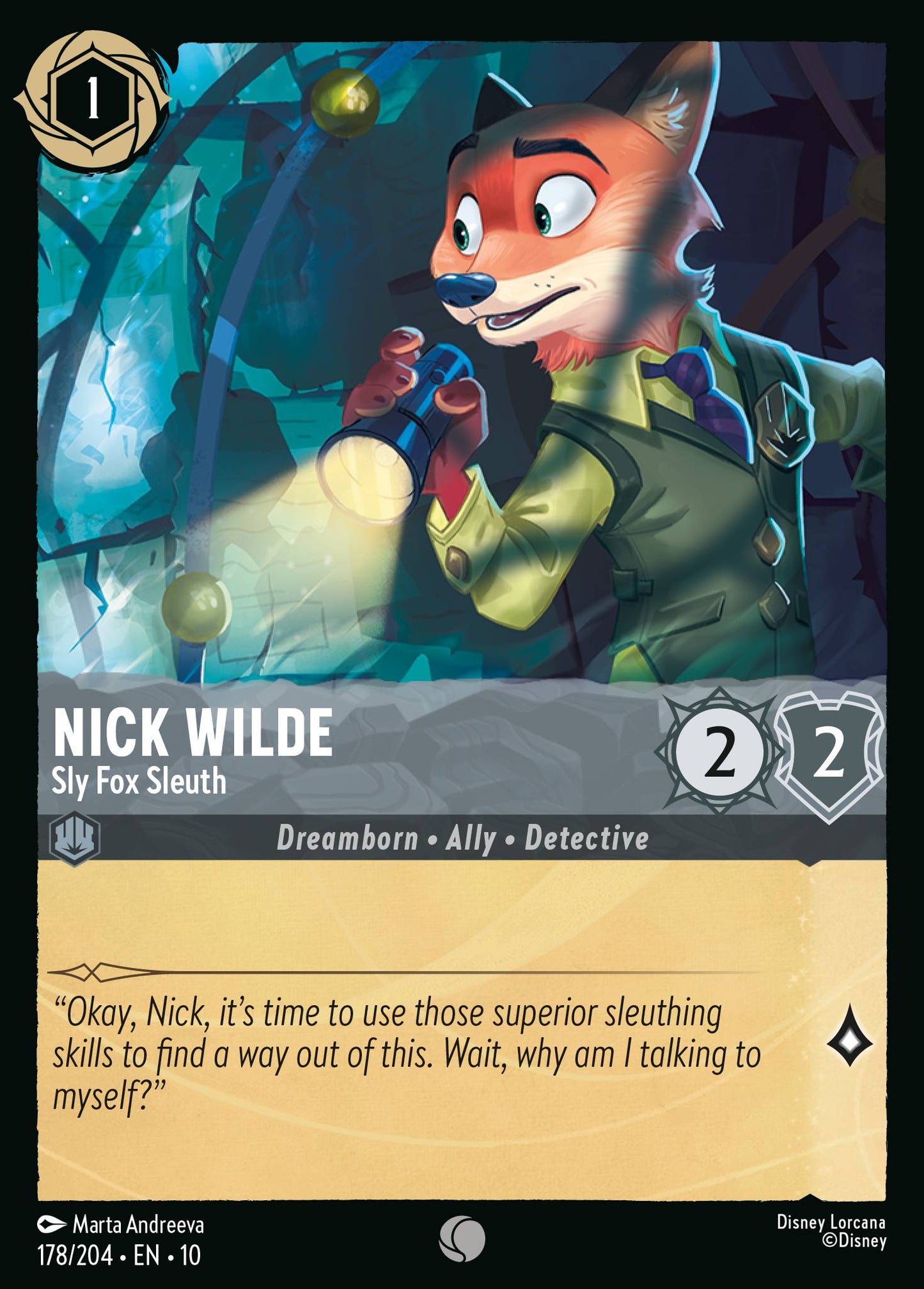 178/204 - Nick Wilde - Sly Fox Sleuth - Whisper in the Wind