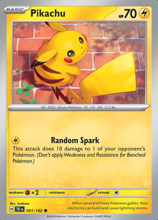 051/162 Pikachu - Temporal Forces