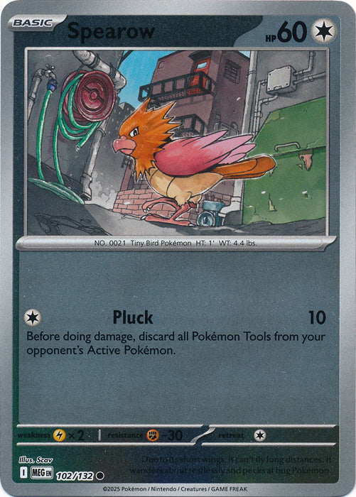 102/132 - Spearow RH - Mega Evolution