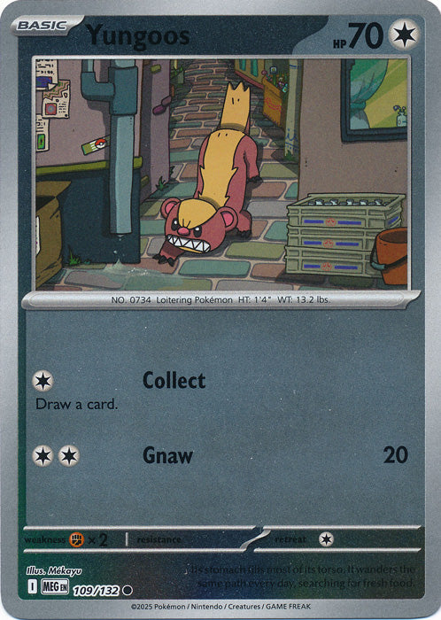 109/132 - Yungoos RH - Mega Evolution