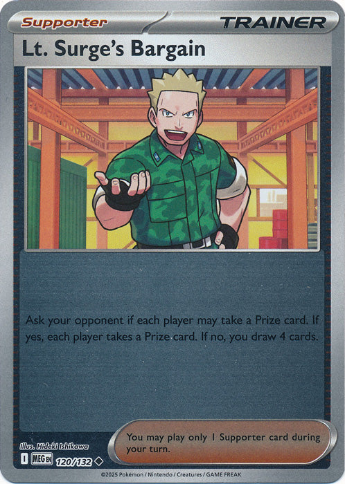120/132 - Lt. Surge’s Bargain RH - Mega Evolution
