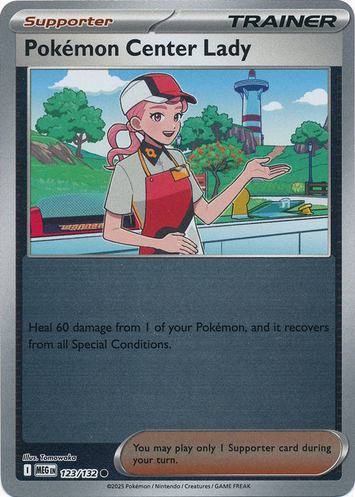 123/132 - Pokémon Center Lady RH - Mega Evolution