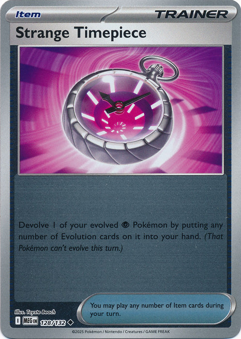128/132 - Strange Timepiece RH - Mega Evolution