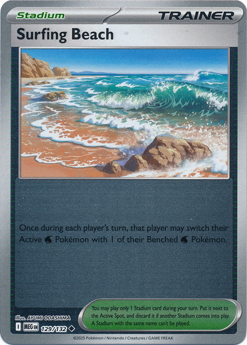 129/132 - Surfing Beach RH - Mega Evolution