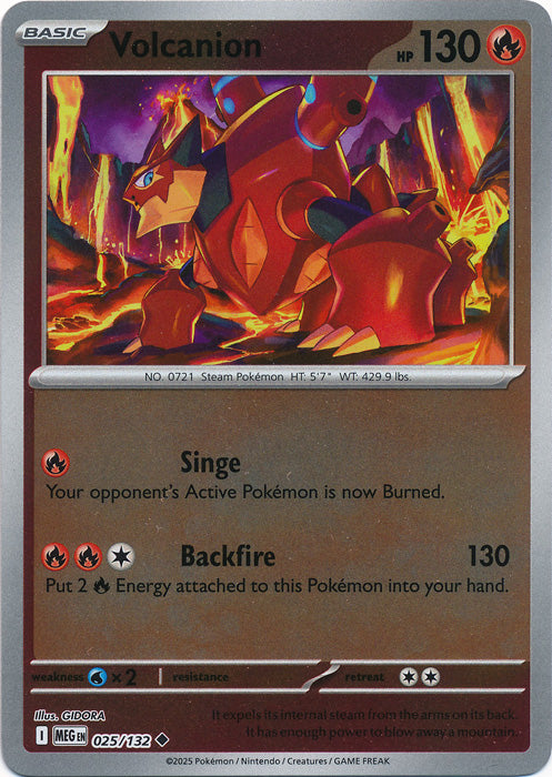 025/132 - Volcanion RH - Mega Evolution