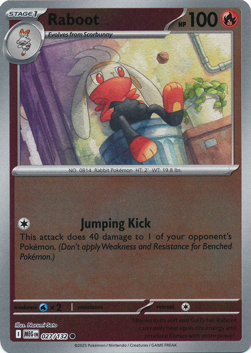 027/132 - Raboot RH - Mega Evolution