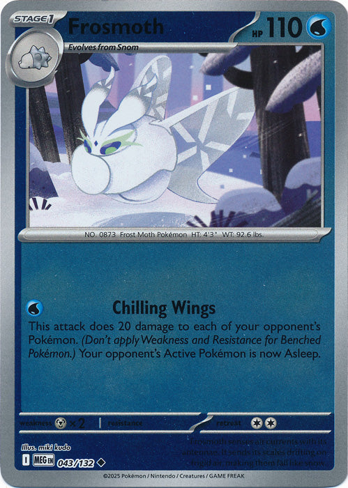 043/132 - Frosmoth RH - Mega Evolution