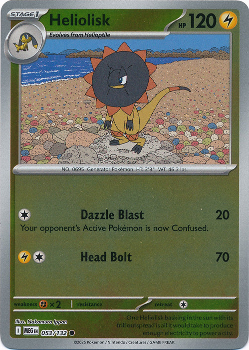 053/132 - Heliolisk RH - Mega Evolution