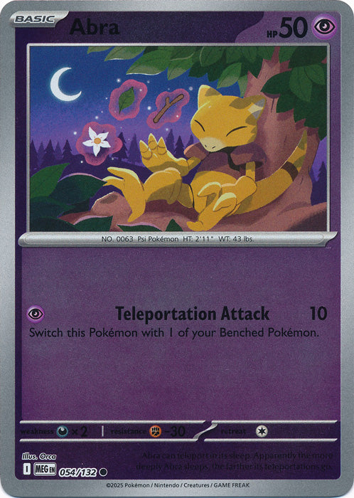 054/132 - Abra RH - Mega Evolution