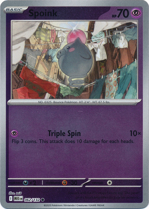 062/132 - Spoink RH - Mega Evolution