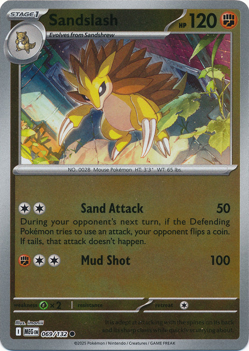 069/132 - Sandslash RH - Mega Evolution