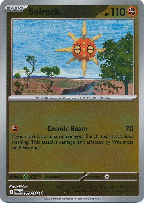 075/132 - Solrock RH - Mega Evolution