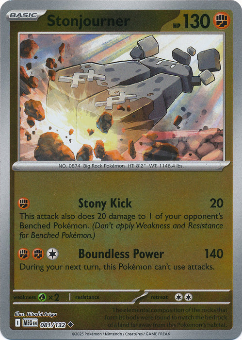 081/132 - Stonjourner RH - Mega Evolution