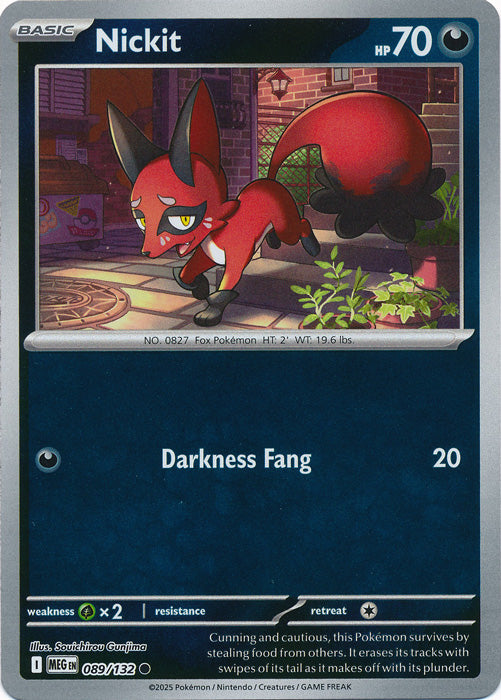 089/132 - Nickit RH - Mega Evolution